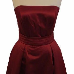 After Six Dresses - After Six Strapless Matte Satin Dress, Size: 8 After Six Dresses - After Six Strapless Matte Satin Dress, Size: 8